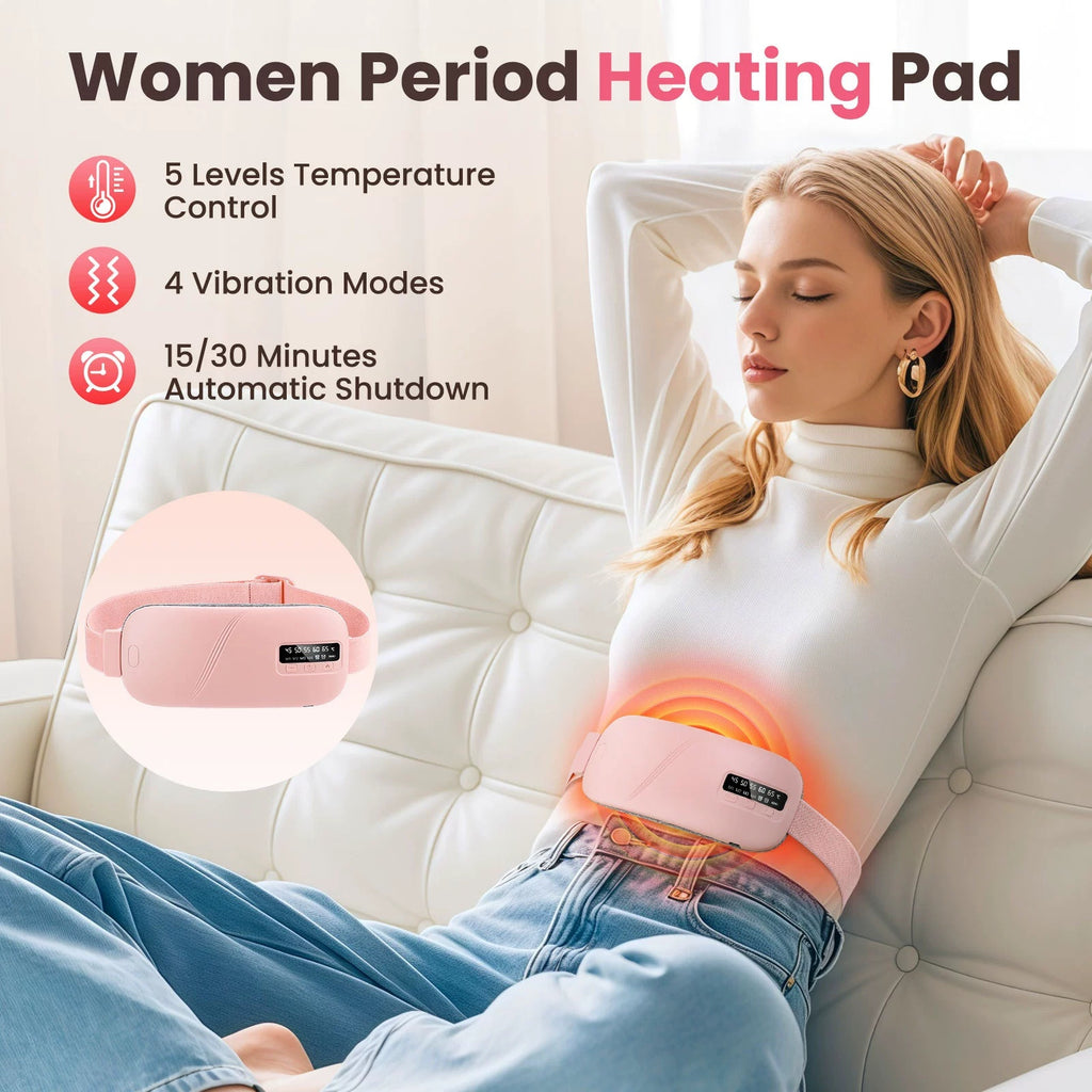 Cielune Cocon, ceinture chauffante et massante portable pour le confort menstruel